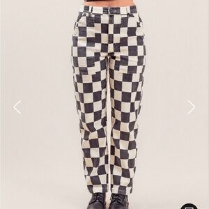 NWT P&Co Checkerboard 304 Service Fatigue Pants